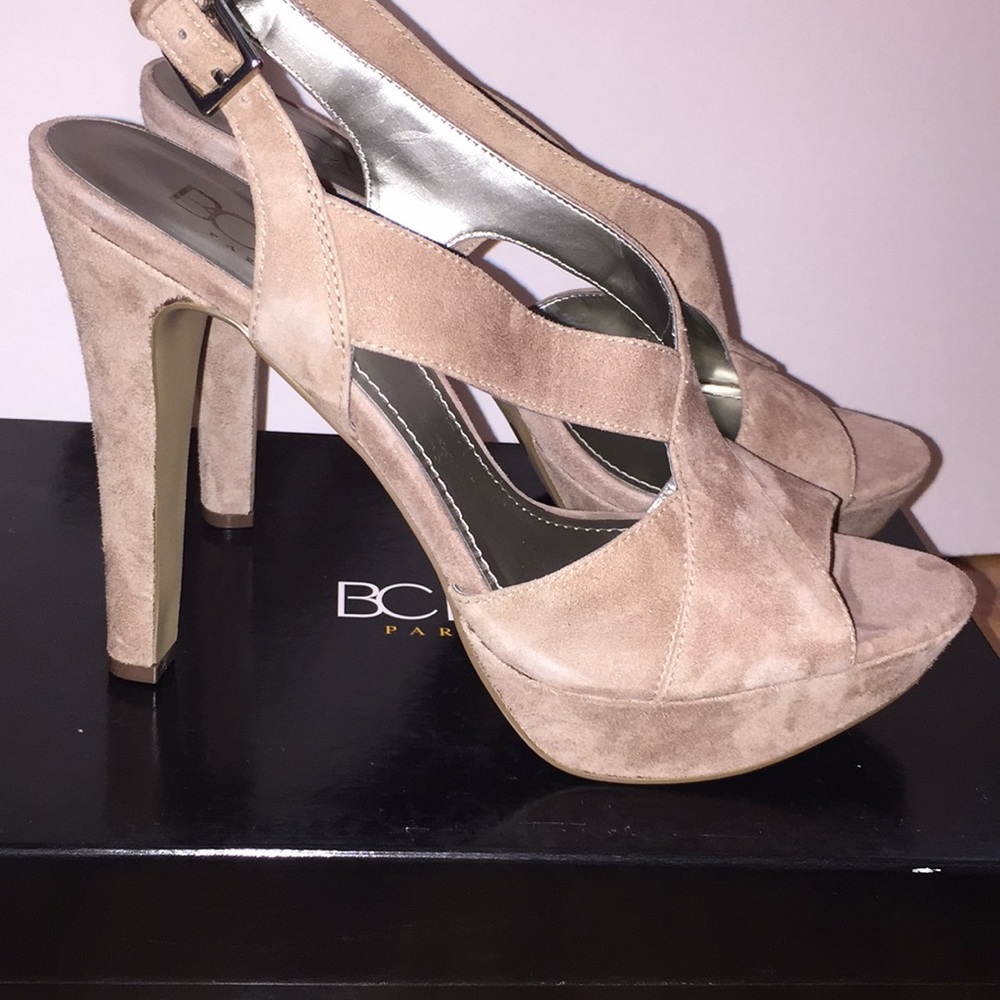 BCBG Paris Hasura Suede Sandals